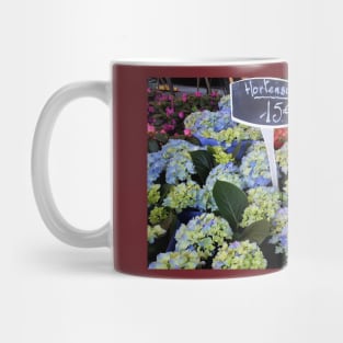 Paris Hortensia Flowers Mug